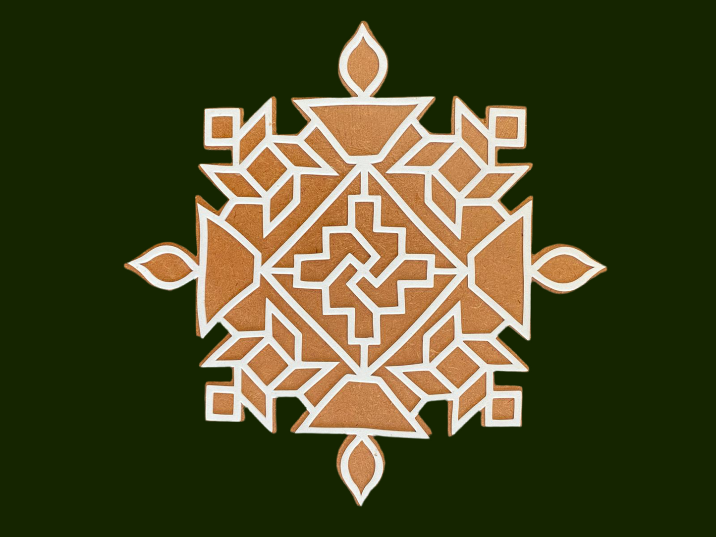 Wooden Fillable Rangoli