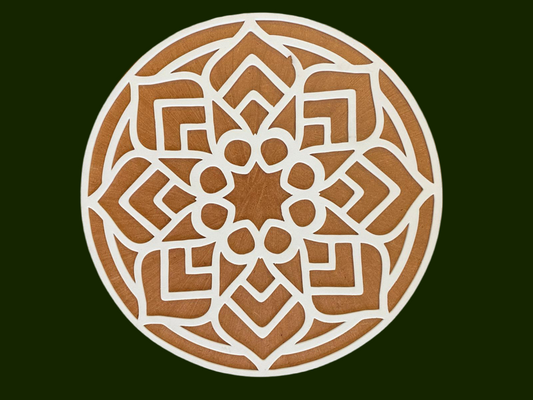 Wooden fillable rangoli