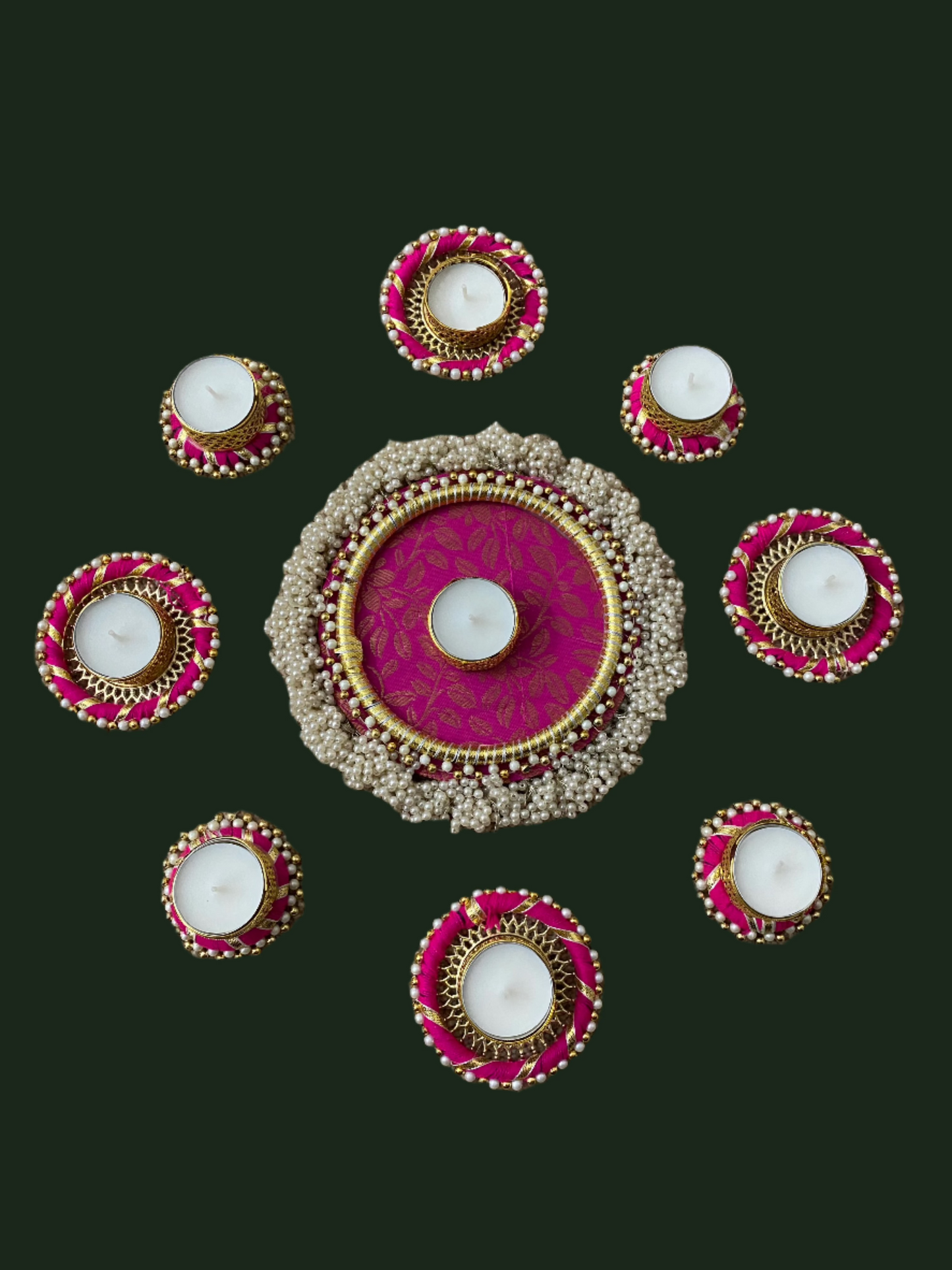 Pearl Rangoli - 9 Piece Set